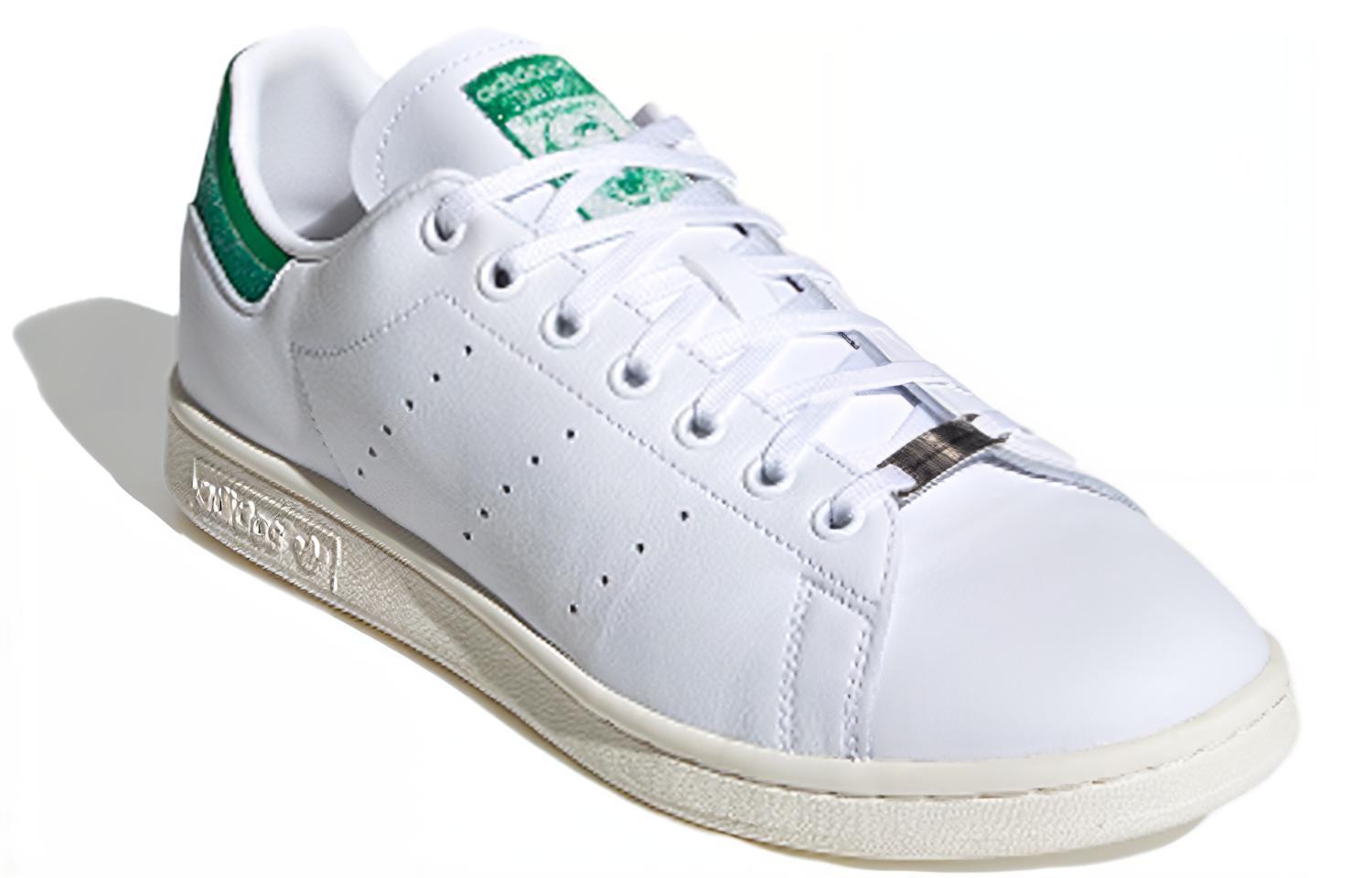 Кеды adidas originals Stan Smith (бело-зеленые) — Белый / зелёный — фото 3