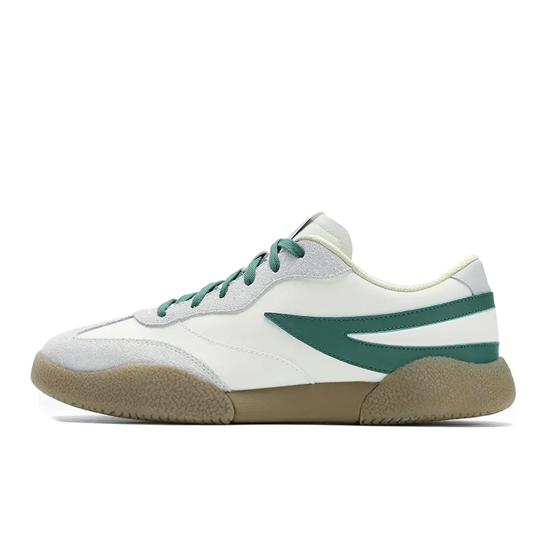 FILA Cushioning, Wear Resistant Low top Skateboard Shoes Men's White Silver