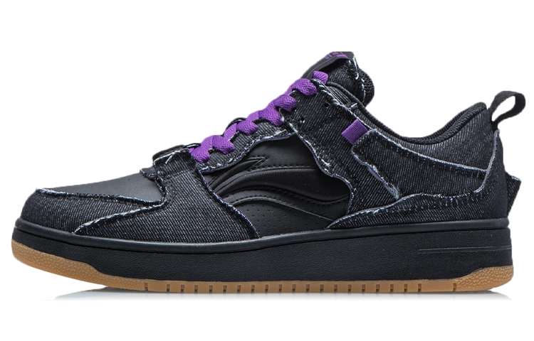 Li Ning Mystic Layer Pro Lightweight Breathable Cushioning Low top Skateboard Shoes Men's Black