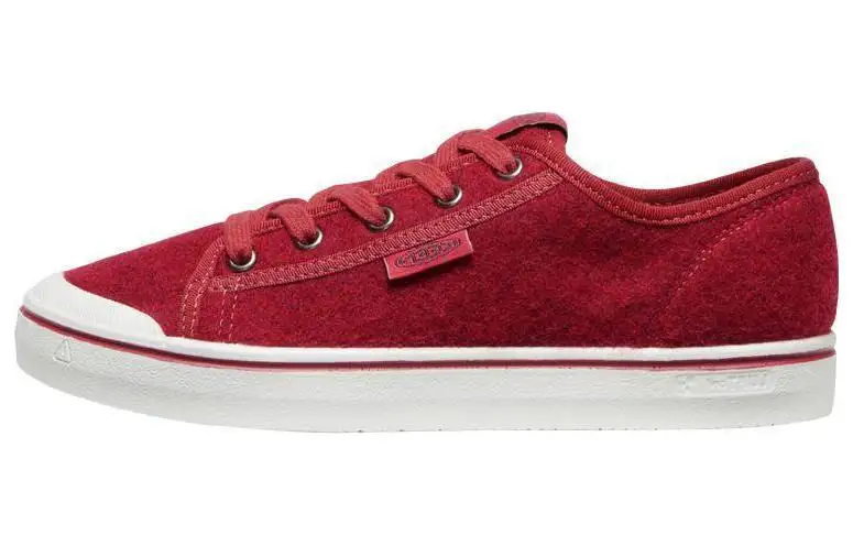 Keen Elsa Lite Slip Resistant Abrasion Resistant Slip Resistant Abrasion Resistant Low top Skateboard Shoes Women's Red