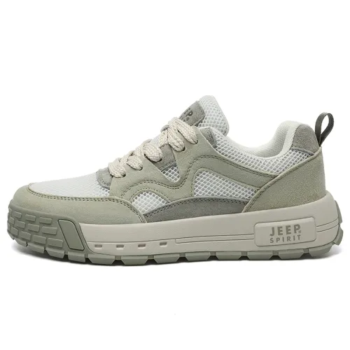 JEEP SPIRIT Low top Skateboard Shoes Men's Dragon Well Green