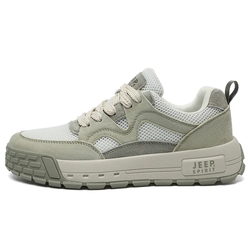 JEEP SPIRIT Low top Skateboard Shoes Men's Dragon Well Green