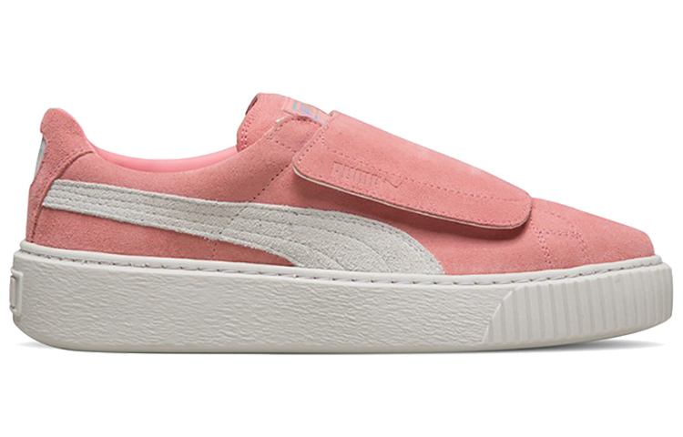 Женские кеды PUMA Platform Strap (розово-белые) — Розовыйбелый — фото 2