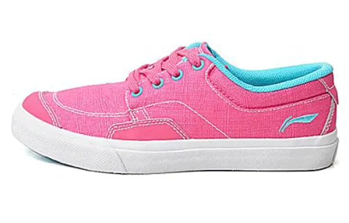 Li Ning Skateboard Shoes Women's Low Top Powder