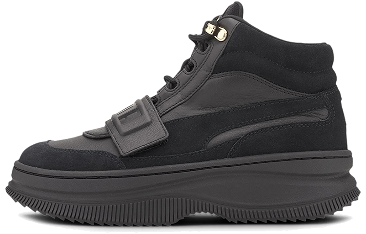 Женские кеды PUMA DEVA Suede (черные) — Чёрный — фото 1