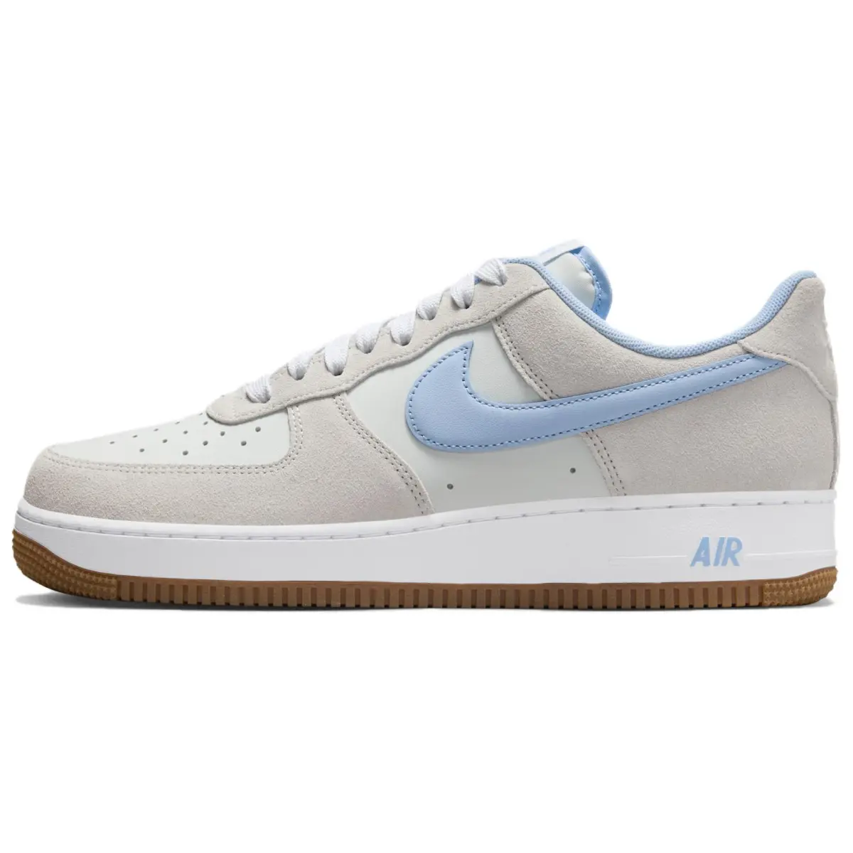 Nike Air Force 1 Low '07 LV8 Photon Dust White Gum Medium Brown Psychic Blue