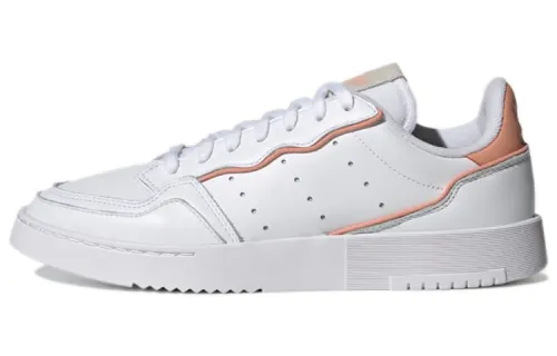 Adidas Originals Super Court Abrasion Resistant Coverage Low top Skateboard Shoes Unisex Bright White