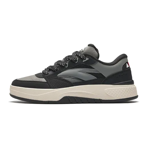 Anta Ao You Height Increasing Lightweight Height Increasing Lightweight Low top Skateboard Shoes Men's Recycling Gray