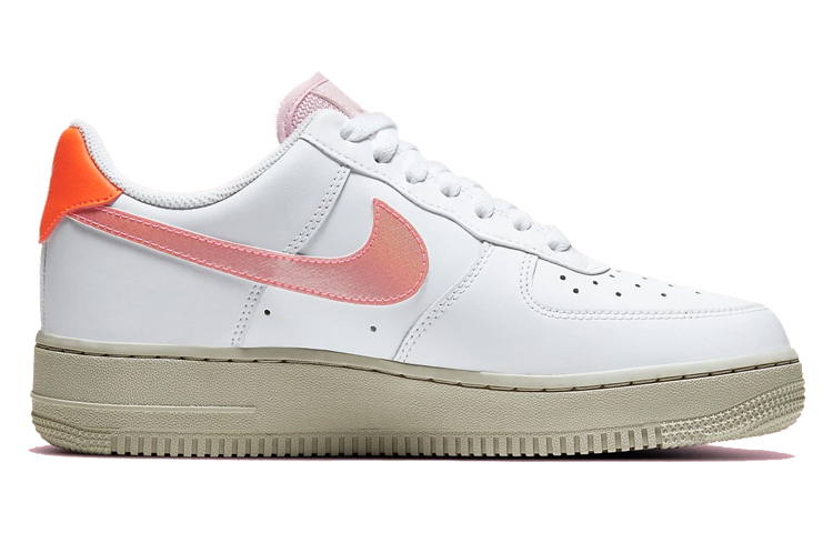 Женские кеды Nike Air Force 1 (кораллово-розовые) — Розовыйбелый — фото 2