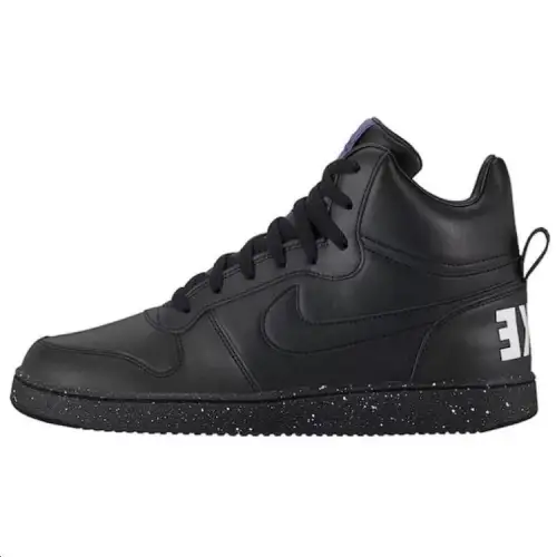 Nike Court Borough Mid Black White Court Purple