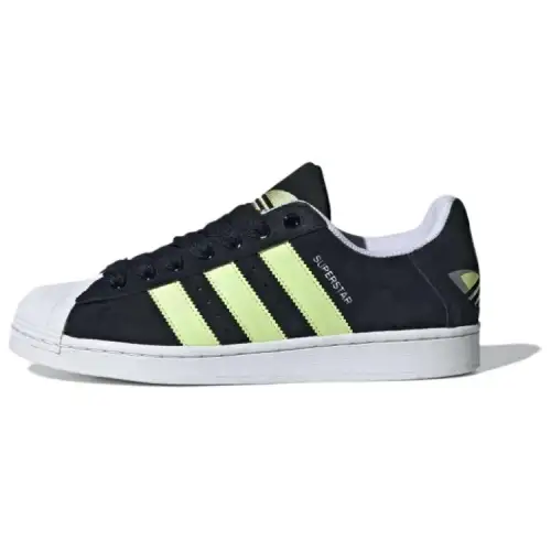 Adidas Superstar Core Black Pulse Lime