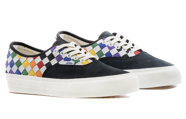 Кеды Vans Authentic Vault VLT (черно-белые) — Чёрный / белый — фото 3