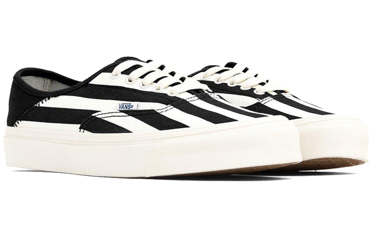 Кеды Vans Style 43 Vault OG LX (черно-белые) — Чёрный / белый — фото 4
