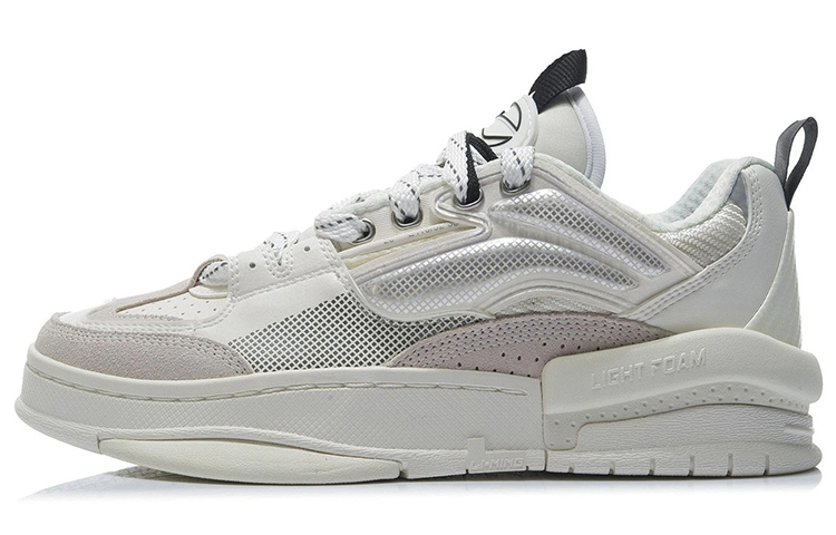 Li Ning Essence Zen Textile, Synthetic Leather, Split Suede Coverage Slip Resistant And Abrasion Resistant Low top