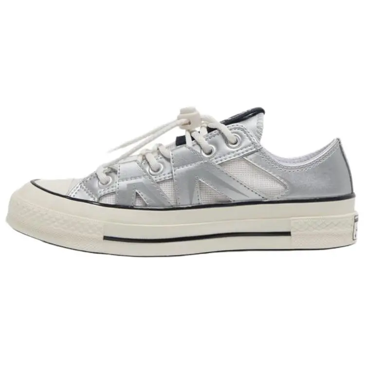 Converse 1970s Low top Skateboard Shoes Unisex Silver