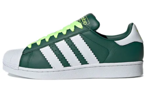 Adidas Superstar 'Collegiate Green Hi-Res Yellow'