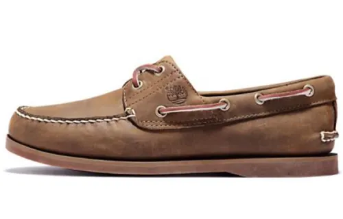 Timberland Lace-up Leather Boat Shoes