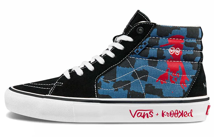 Sk8 Krooked x Sk8 Skate Vans-Hi 'Natas For Ray Barbee'