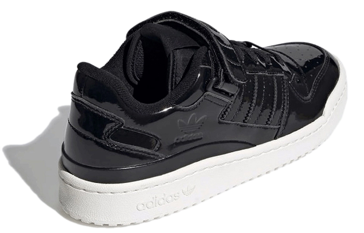 Женские кеды adidas originals FORUM (черные) — Чёрный / белый — фото 4