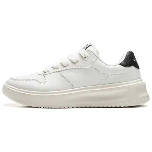 Li Ning Cloud Sky Slip Resistant, Abrasion Resistant, Breathable Low top Skateboard Shoes Women's White Black