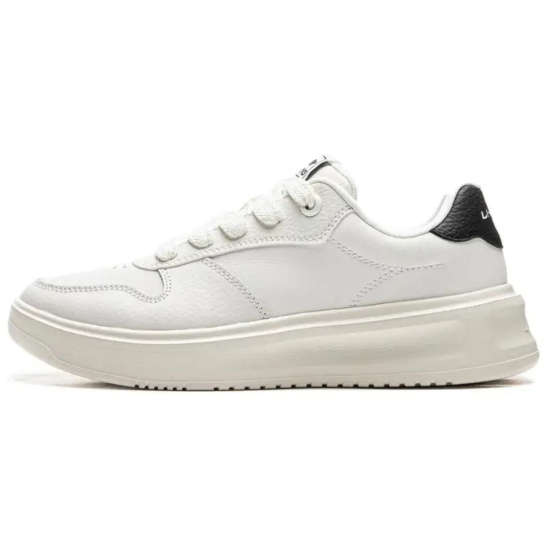 Li Ning Cloud Sky Slip Resistant, Abrasion Resistant, Breathable Low top Skateboard Shoes Women's White Black