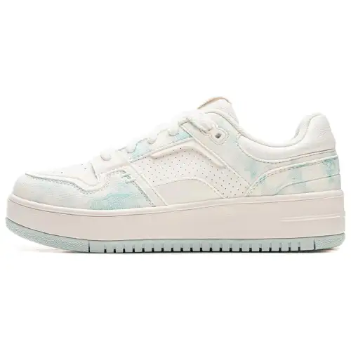 Li Ning Cheese Slip Resistant, Abrasion Resistant, Breathable, Height Increasing Low top Skateboard Shoes Women's