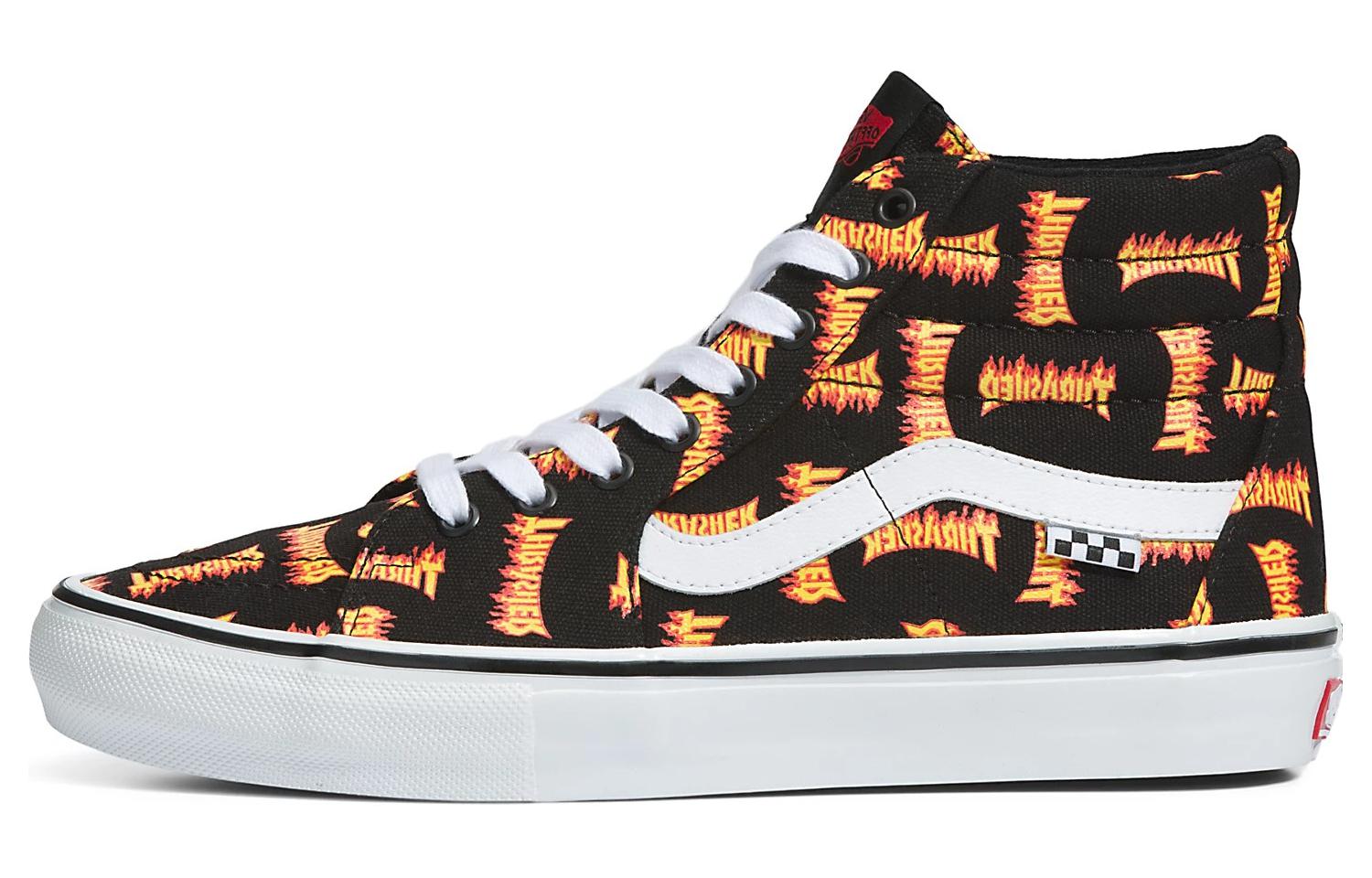 Sk8 Thrasher x Sk8 Skate Vans-Hi 'Allover Thrasher Logo'
