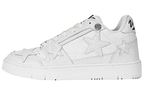 NPC x KAALIXTO Breathable And Slip Resistant Low top Skateboard Shoes Unisex White