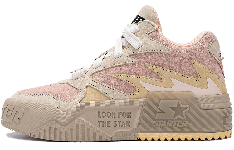 STARTER Sound Wave Collection VOL Leather Non Slip And Waterproof Low top Skateboard Shoes Women's Pink