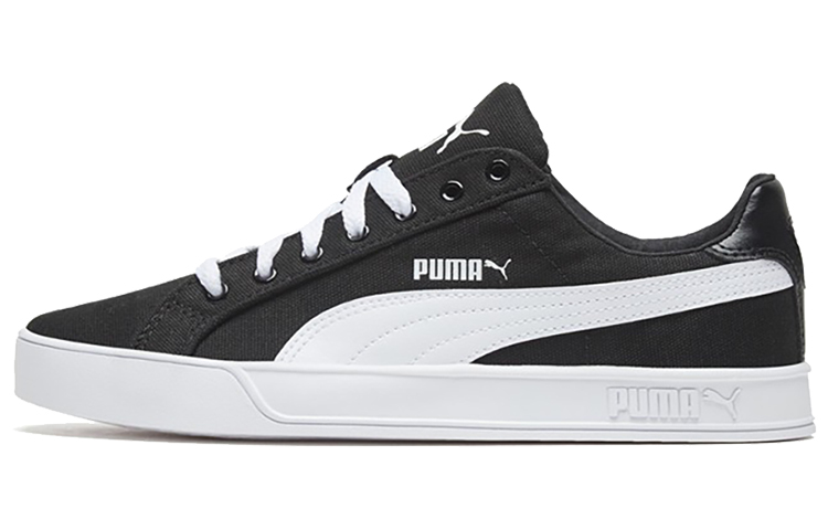 PUMA Smash Vulc Canvas 'Black White'