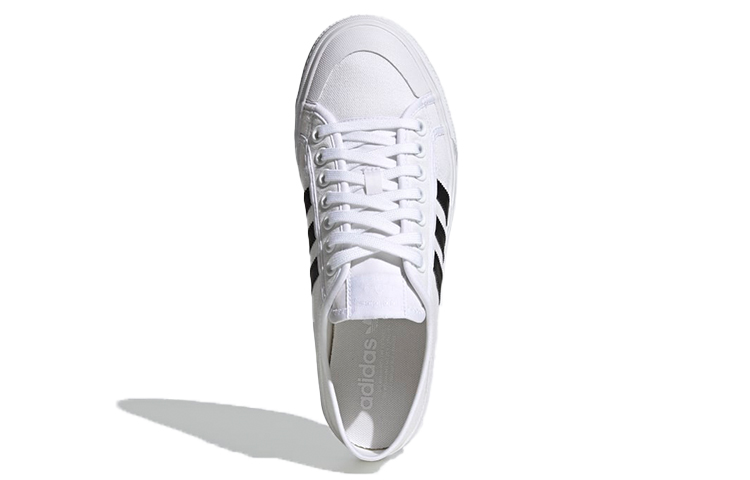 Кеды adidas originals NIZZA Collapsible Lo (бело-черный) — фото 5