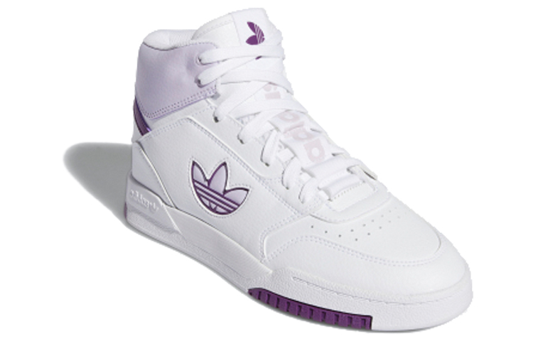 Женские кеды adidas Drop Step XL (бело-фиолетовые) — фото 2