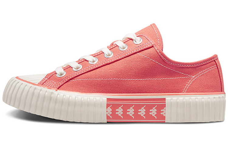 Kappa Fabric Coverage Slip Resistant Low top Skateboard Shoes Women's Red
