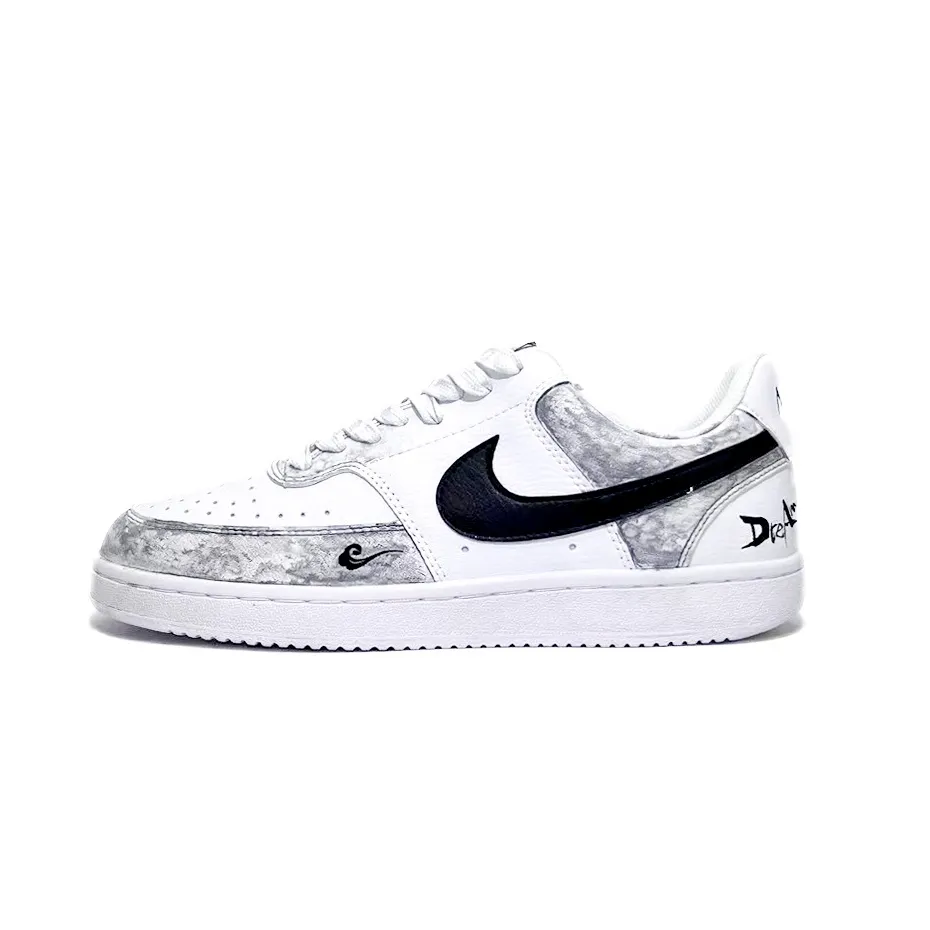 Nike Court Vision 1 Dreamy Phantom Slip Resistant, Abrasion Resistant, Balanced, Lightweight, Breathable Low top