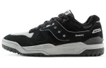Saucony Cross 90 Classic Vintage Skateboard Shoes Unisex Black Gray