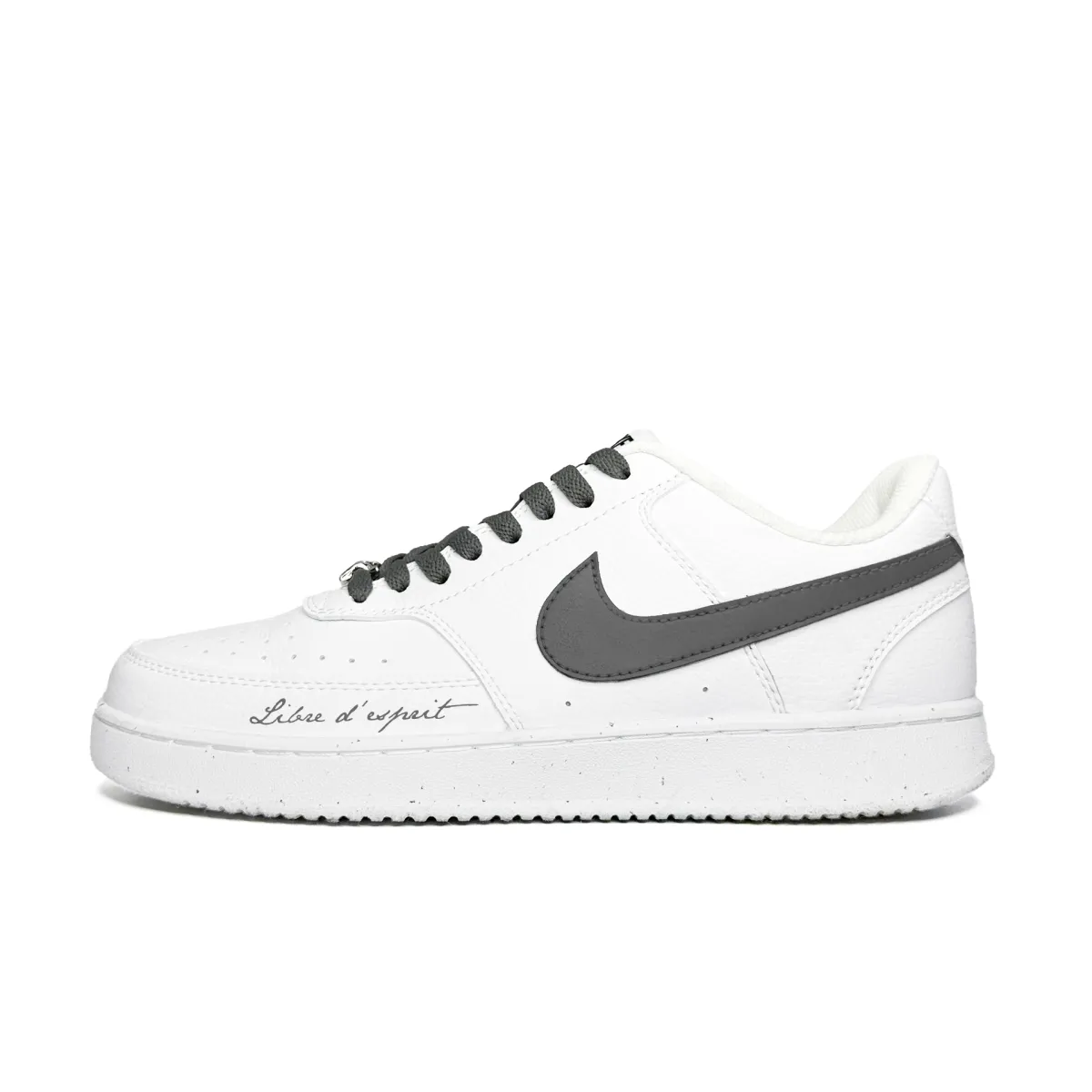 Nike Court Vision 1 Casual, Vintage, Niche Synthetic Leather Abrasion Resistant Abrasion Resistant Low top