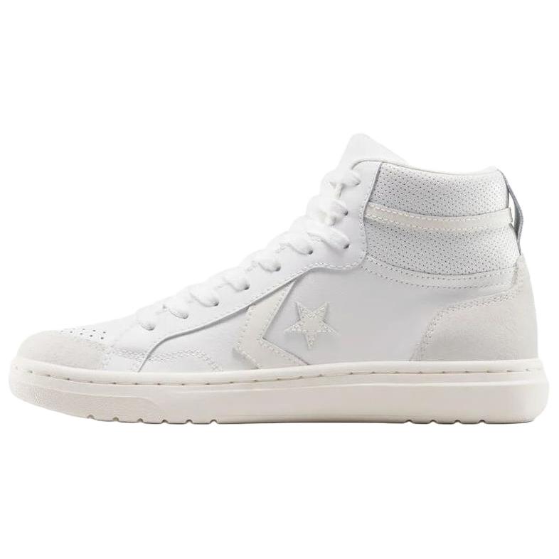 Converse Pro Blaze Classic Slip Resistant Abrasion Resistant High top Skateboard Shoes Unisex White