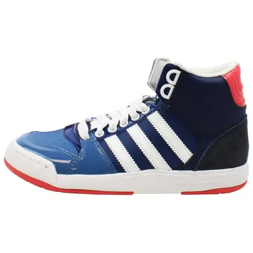 Adidas Originals Midiru Court 2.0 Slip Resistant Abrasion Resistant High top Skateboard Shoes Women's Blue White Red