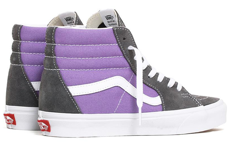 Женские кеды Vans SK8 (черно-фиолетовый) — фото 4