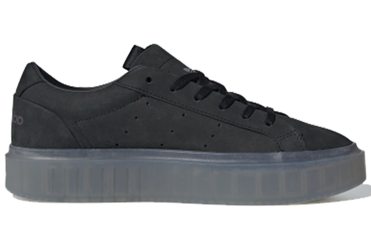 Женские кеды adidas Sleek Angel Chen Super (черные) — Чёрный — фото 2