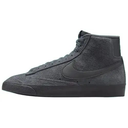 Nike Blazer Mid Slip Resistant Abrasion Resistant Mid top Basketball Shoes Unisex Black
