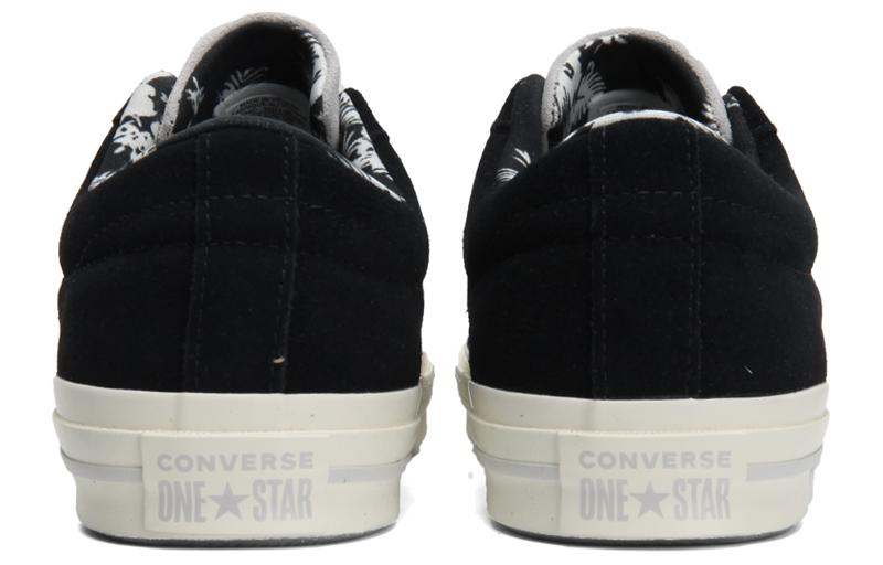 Кеды Converse One Star Tropical Feet Black White (черно-белые) — фото 4