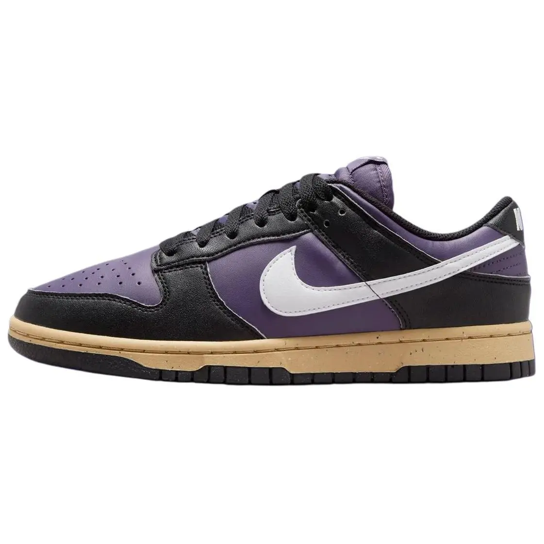 Nike Dunk Slip Resistant Abrasion Resistant Low top Skateboard Shoes Women's Purple Black