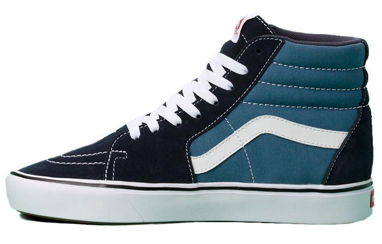 Vans SK8 CLASSIC COMFYCUSH SHOES high-top sneakers, same style for men and women, blue and black