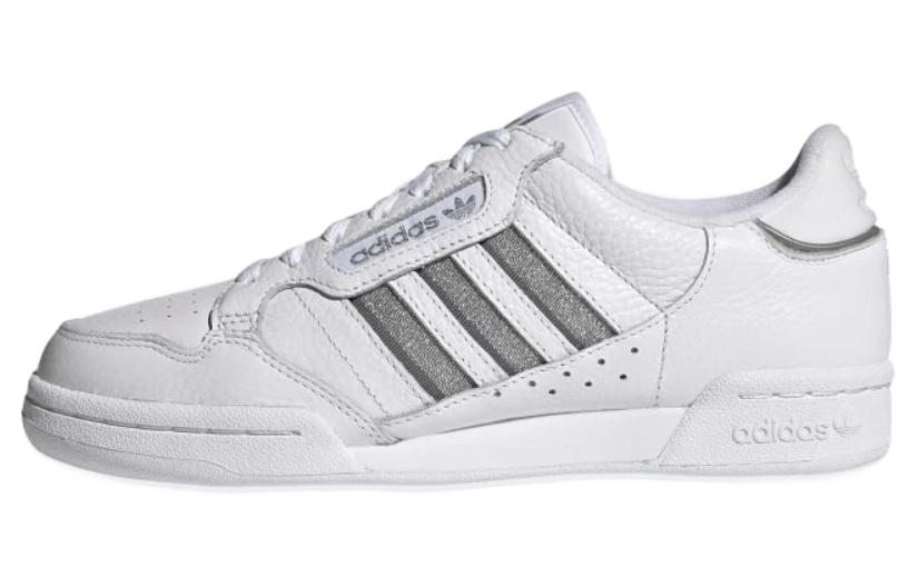 Adidas Wmns Continental 80 Stripes 'White Silver Metallic' Women's