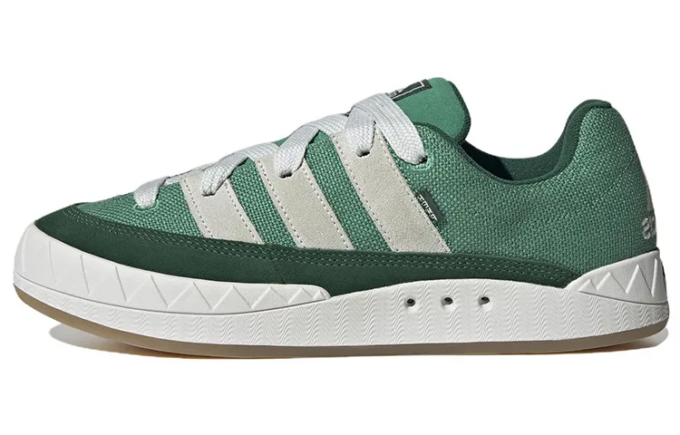 Adidas Originals Adimatic Hemp Shark Puffy Shoes Suede, Textile Slip Resistant Cushioning Low top Skateboard Shoes
