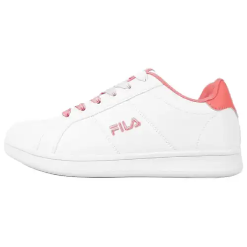 FILA Abrasion Resistant Low top Skateboard Shoes Women's Pink White