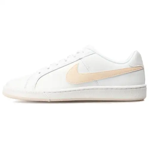 Nike Court Royale Low top Skateboard Shoes Women's White Orange