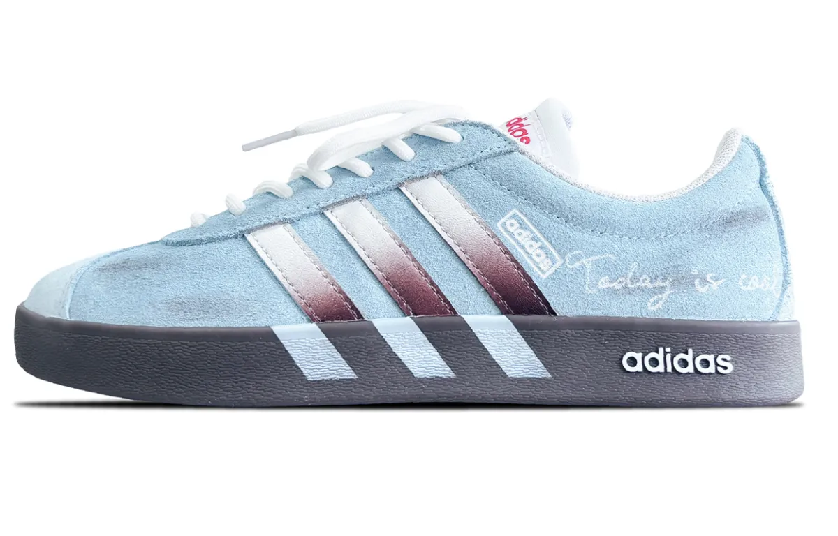 Adidas VL COURT 2.0 Low top Skateboard Shoes Unisex Blue