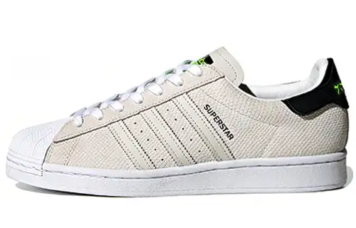 Adidas Originals SUPERSTAR Synthetic Leather Low top Skateboard Shoes Unisex White Gray Black